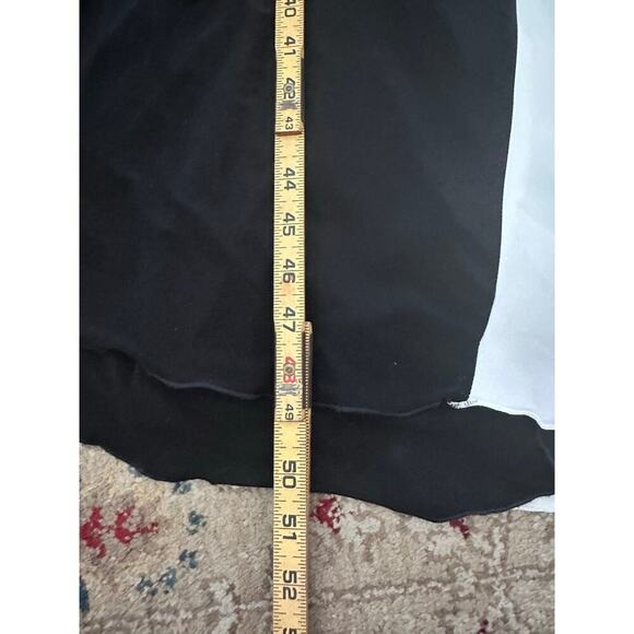 Vintage Jessica Mcclintock Black White Strapless Gunne  Sax Gown Dress Size 4 - Picture 9 of 10